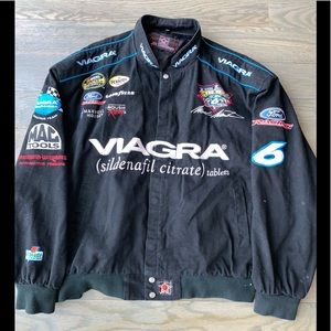*RARE*VINTAGE JH design NASCAR BOMBER VIAGRA